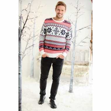 Heren kersttrui noorse print