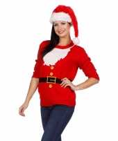 Kersttrui kerstman dames